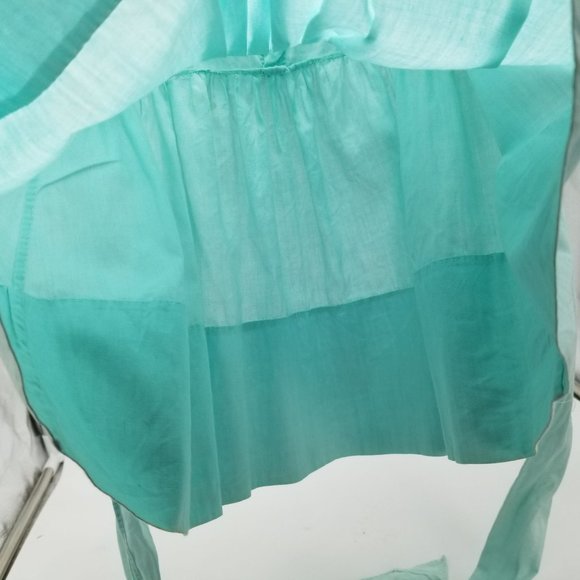 Vintage Baby Toddler Doll Child Pageant Green Dress Tiny Tots Smocked Buttons Bo - Picture 9 of 10